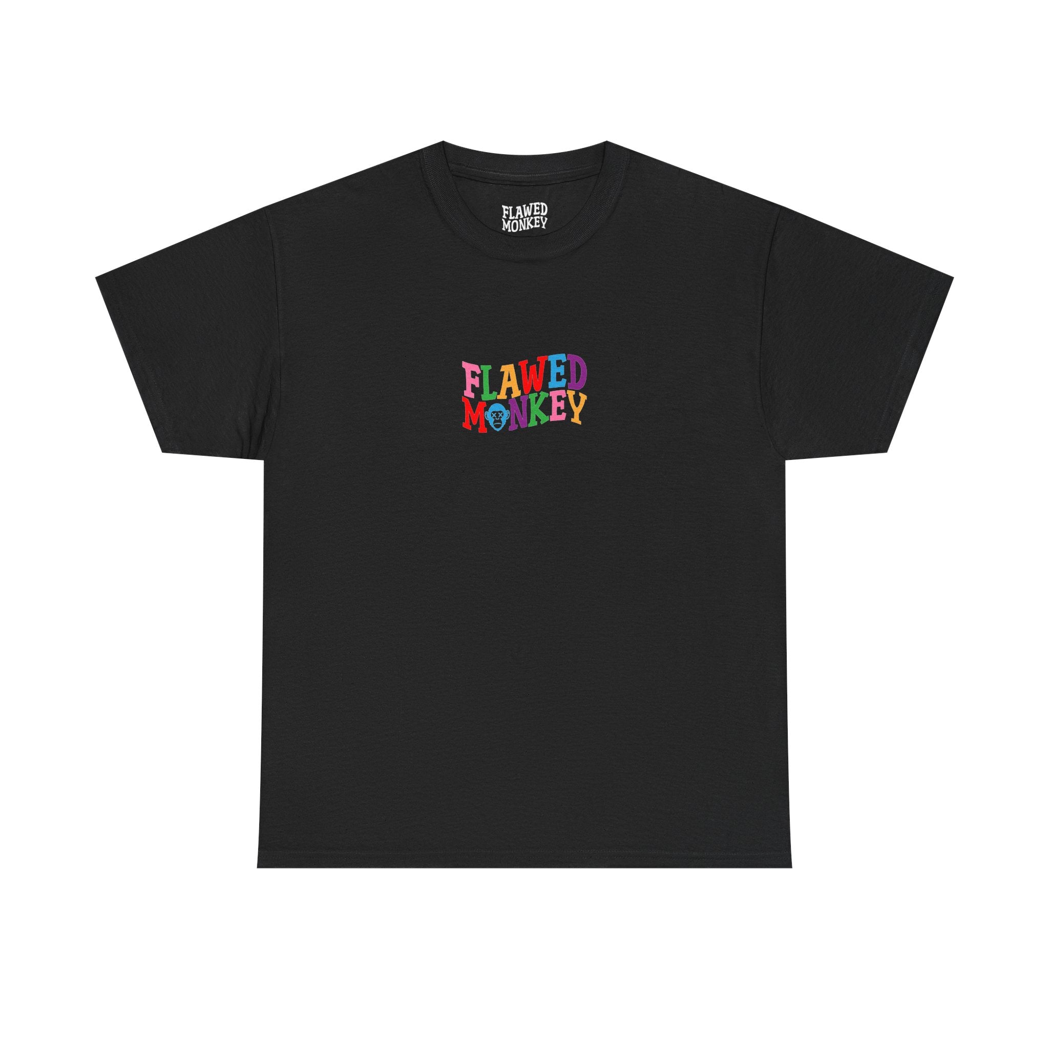 Colorful Flawed Monkey Logo Tee