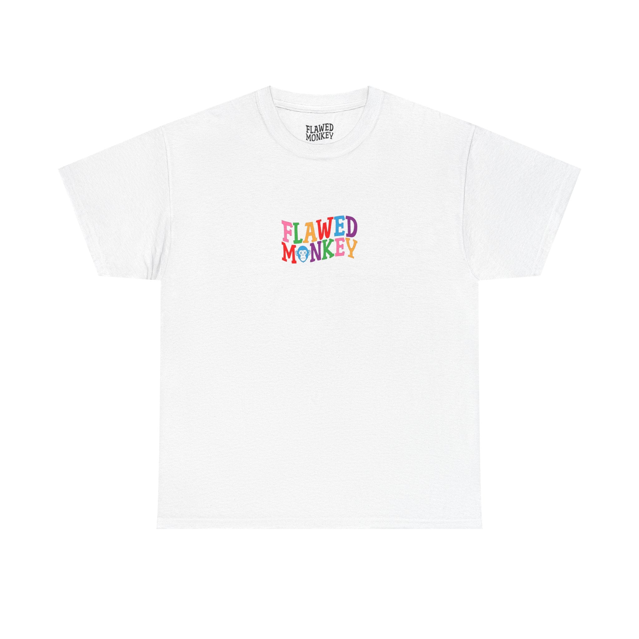 Colorful Flawed Monkey Logo Tee